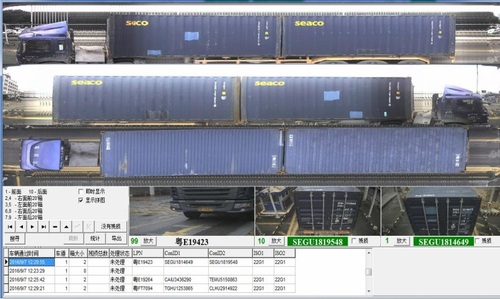 港口码头堆场海关加工区保税区物流园铁路货运集装箱箱号自动识别系统